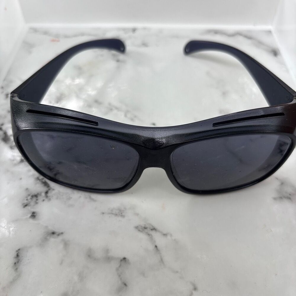 Unisex Black Outdoor Driving Over Eyestrain Sunglasses